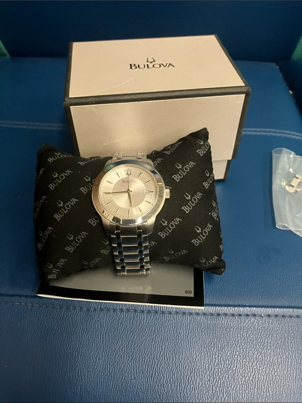 Bulova Cream and Black Presentation Box